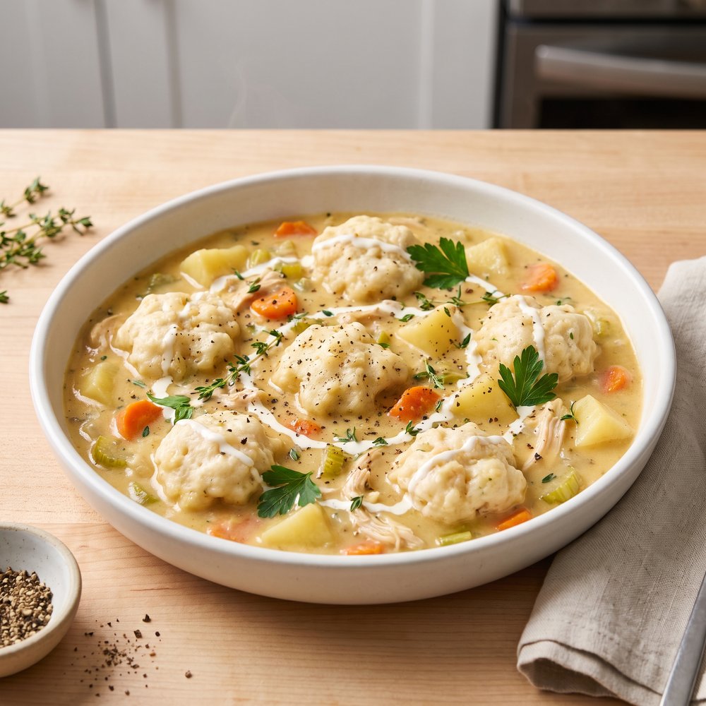 Campbell's® Slow-Cooker Chicken and Dumplings