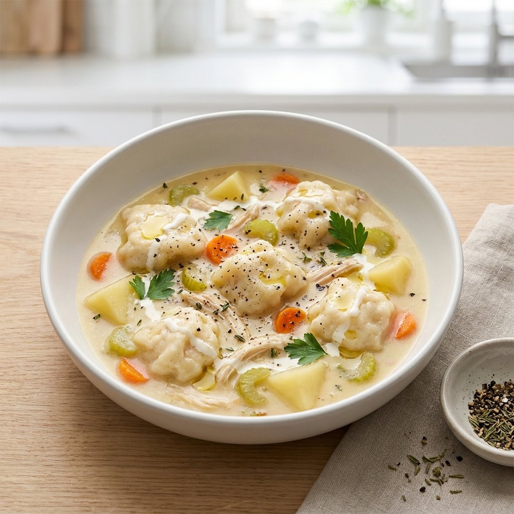 Campbell's® Slow-Cooker Chicken and Dumplings