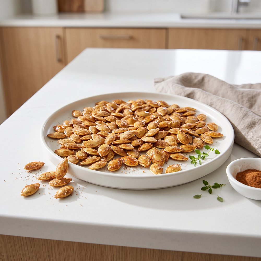 Candied Cinnamon Pumpkin Seeds