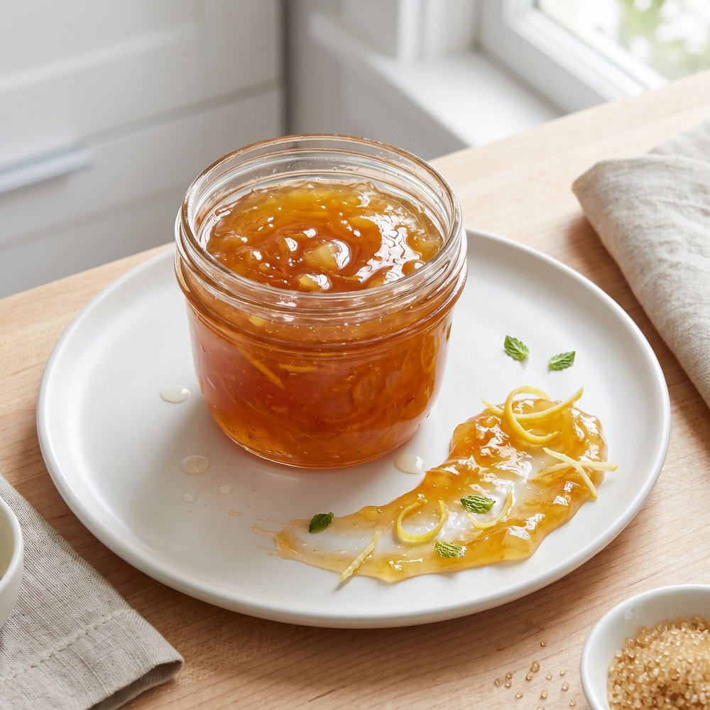 Candied Ginger Marmalade Spread
