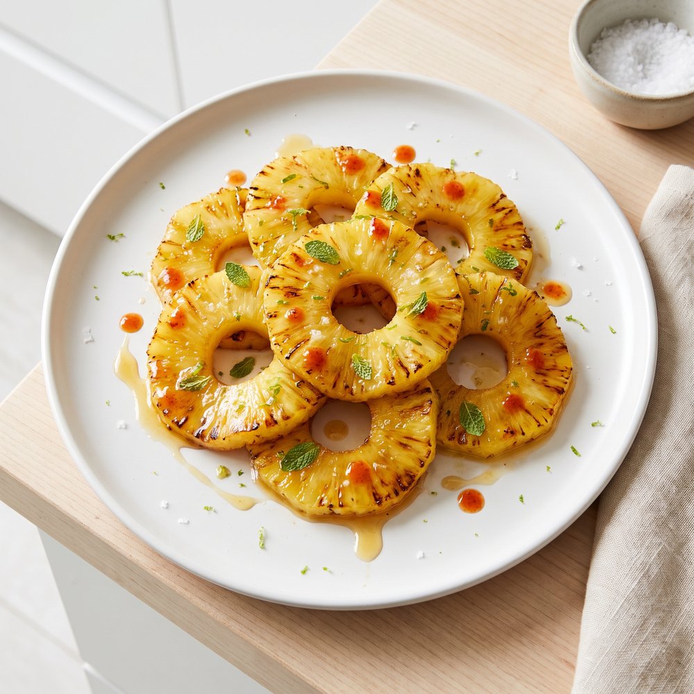 Caramelized Grilled Pineapple Rings