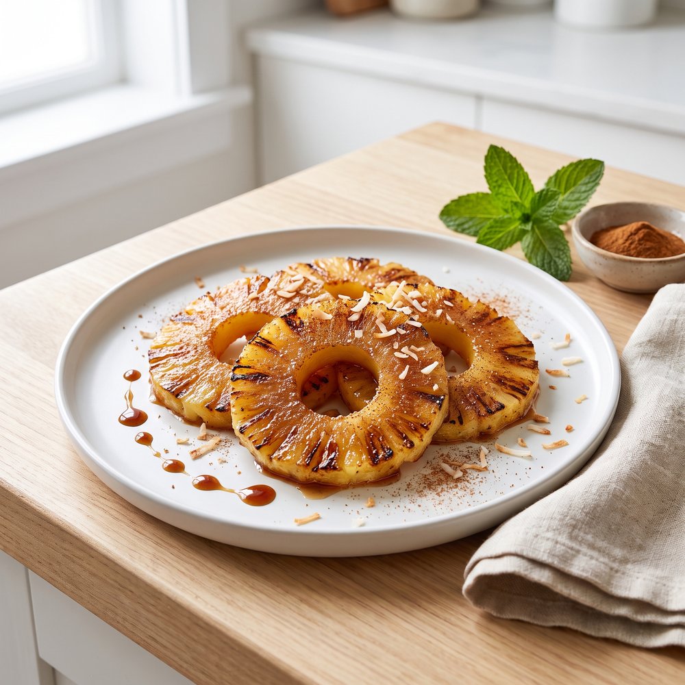 Caramelized Grilled Pineapple Rings