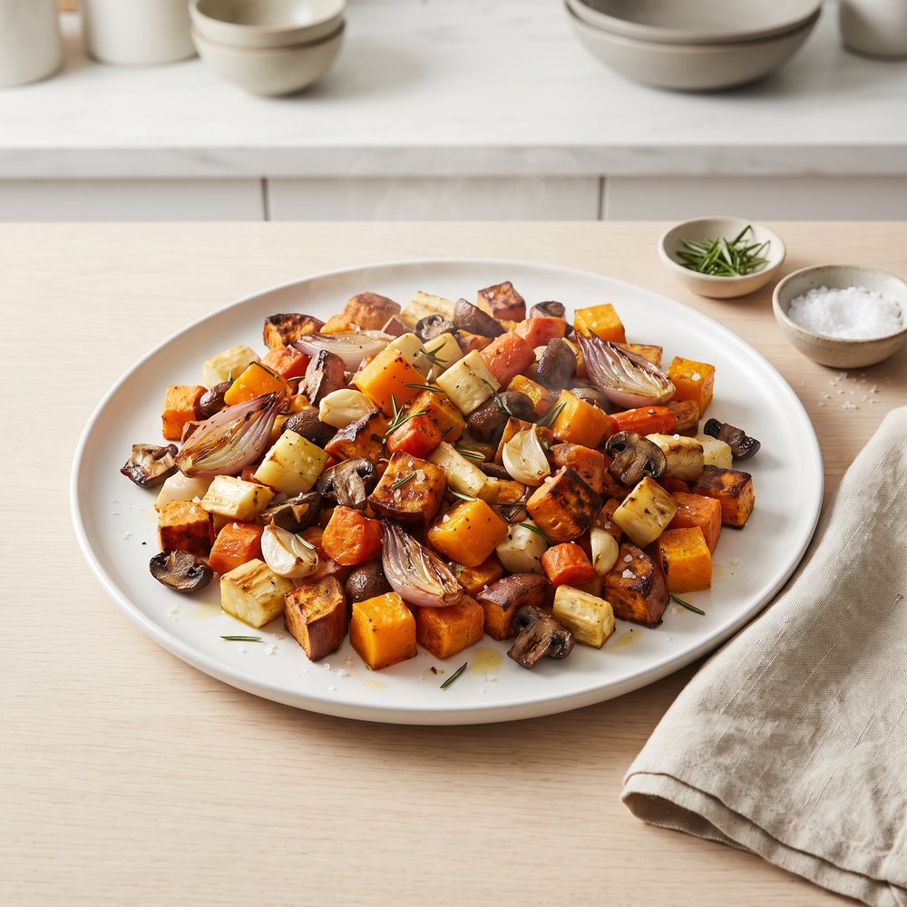Caramelized Roast Winter Veg Medley
