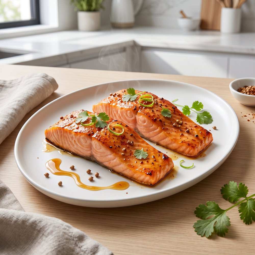Cardamom Maple Salmon