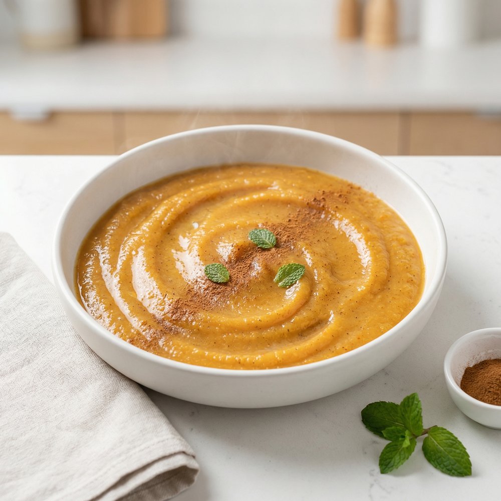 Cinnamon Carrot–Pear Purée