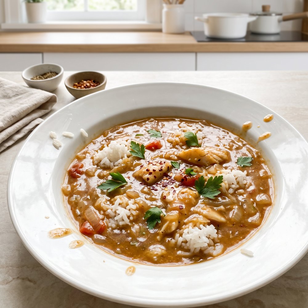Catfish Étouffée with Rich Roux and Tomatoes