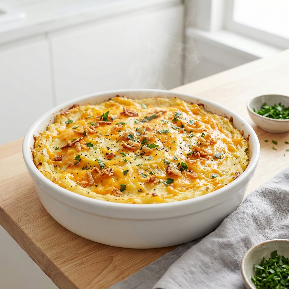 Lightened-Up Turkey Shepherd’s Pie with Cauliflower Mash