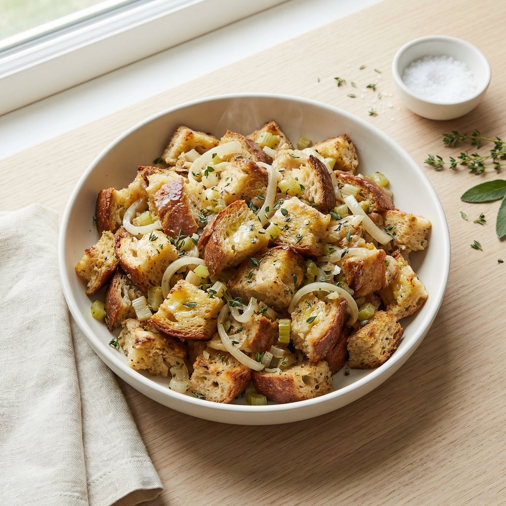 Celery-Forward Bread Dressing