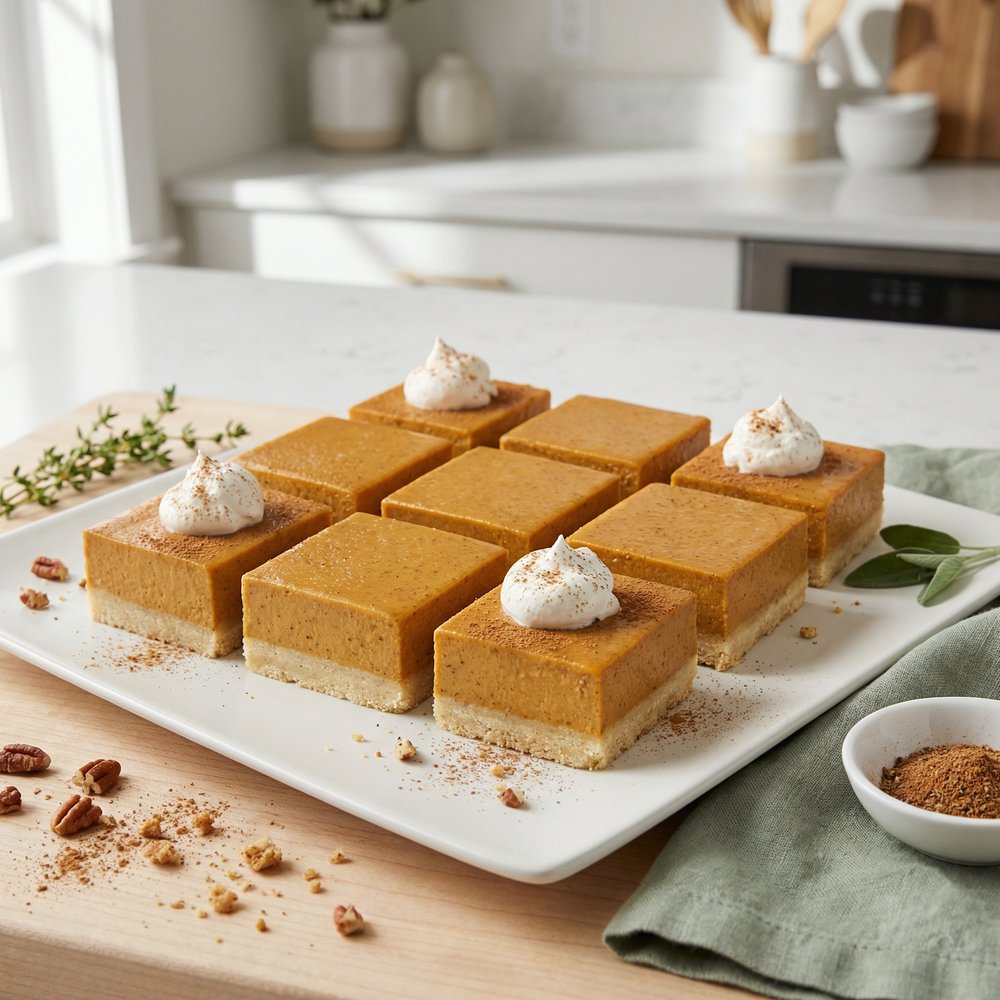 Chai-Spiced Pumpkin Latte Dessert Bars