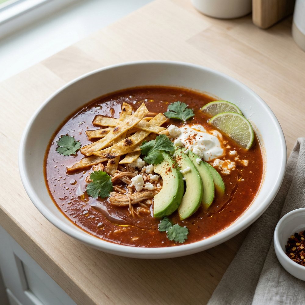 Chef John’s Tortilla Chicken Soup