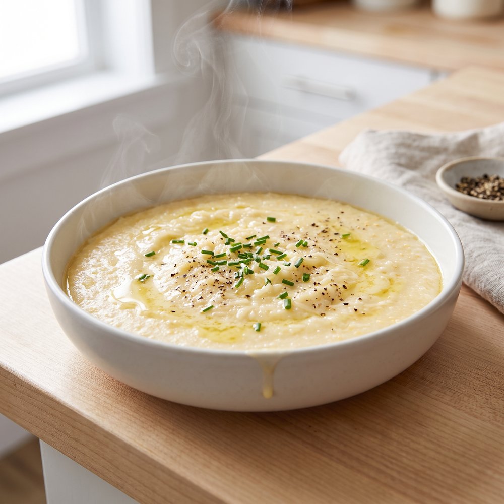 Cheddar-Parmesan Cheese Grits