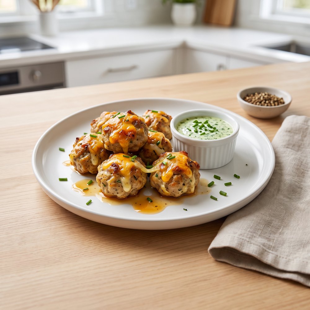 Cheddar Turkey Sausage Bites
