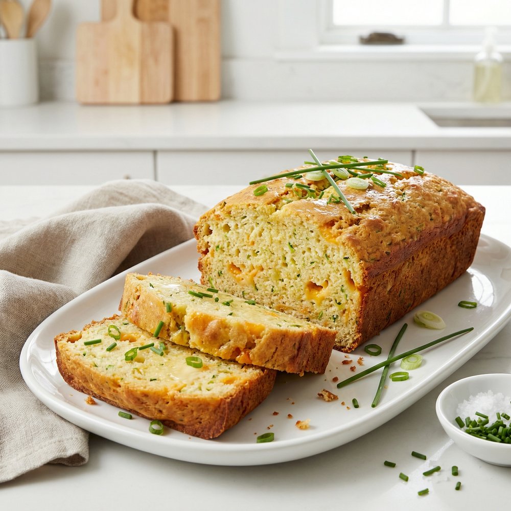 Cheddar and Zucchini Quick Bread