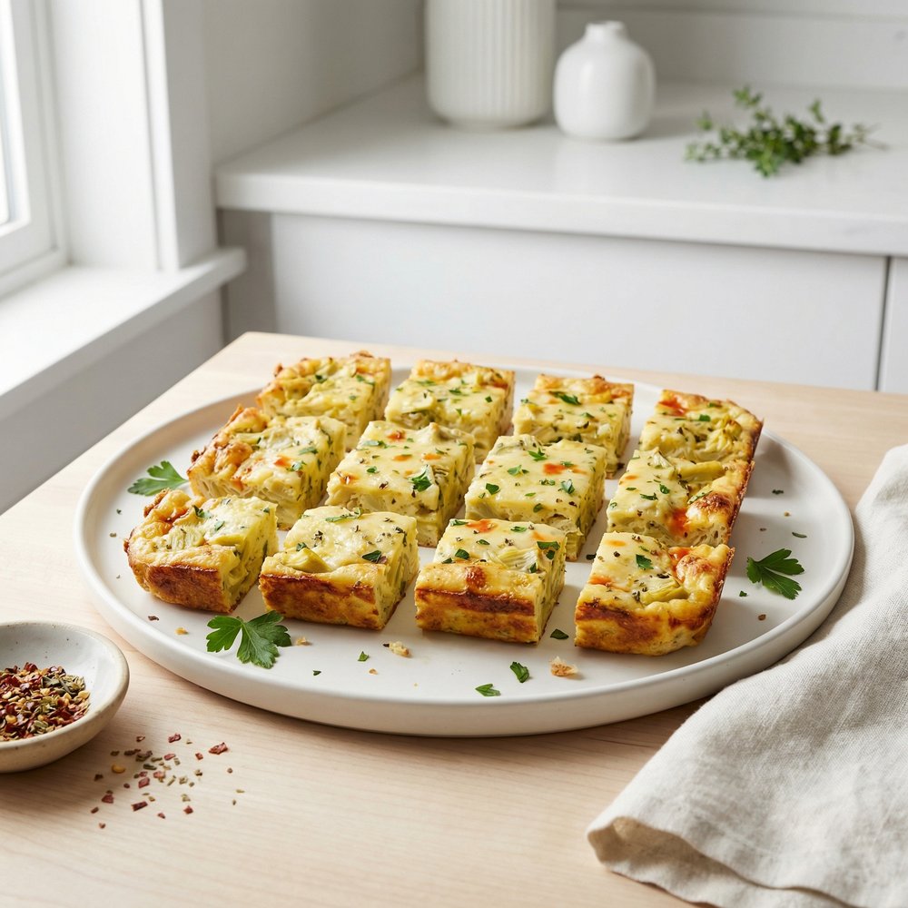 Cheesy Artichoke Bites