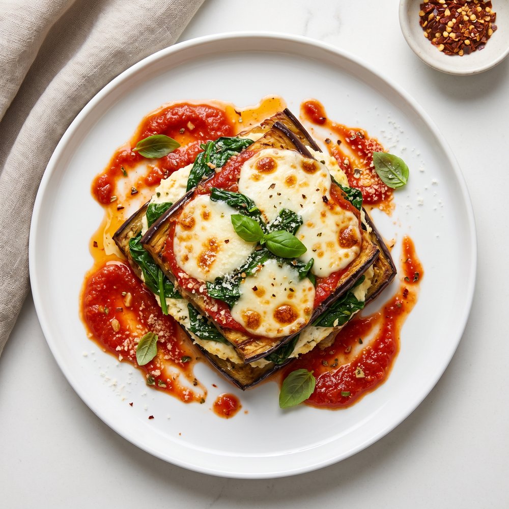 Cheesy Baked Eggplant