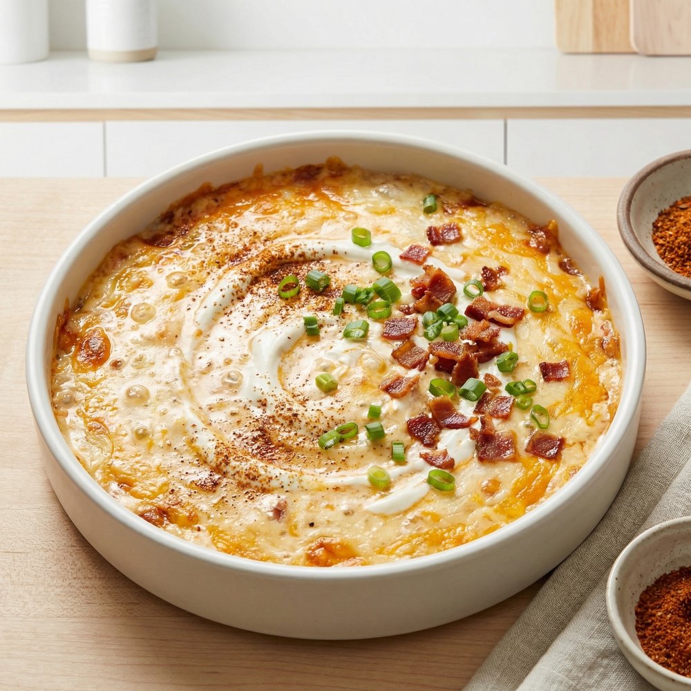 Quick Cheddar Bean Party Dip