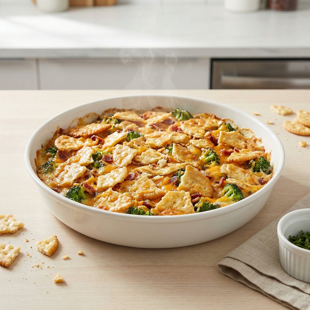 Bacon-Cheddar Broccoli Bake