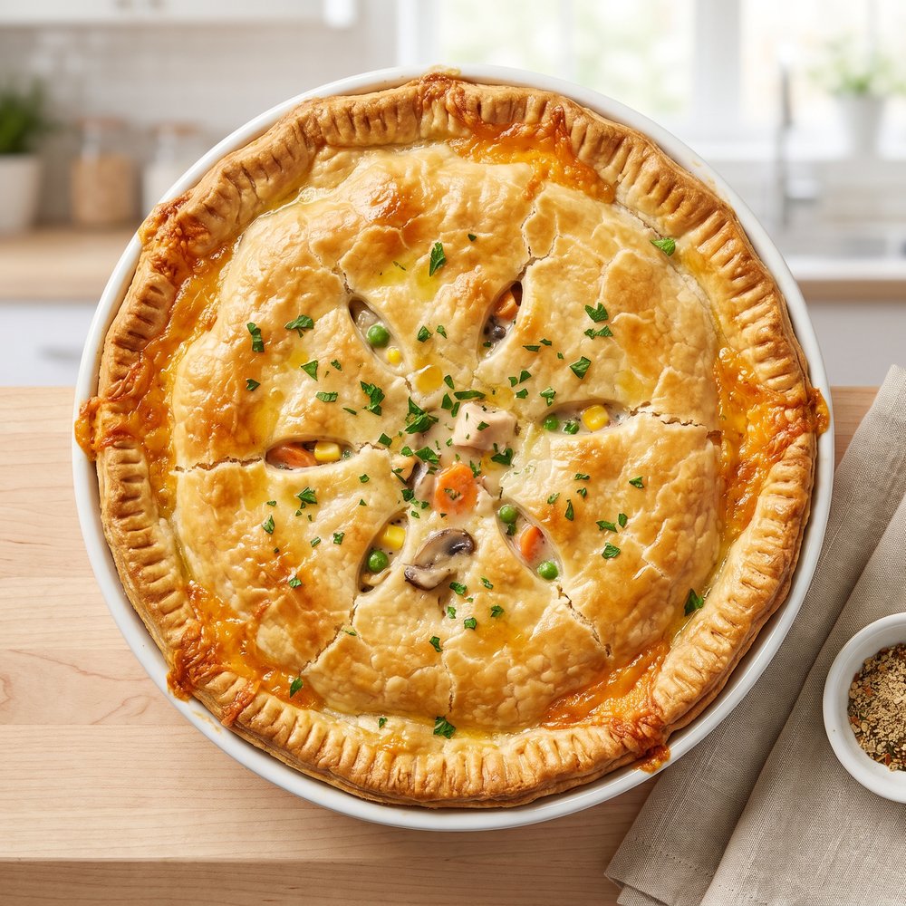 Cheesy Chicken Pot Pie (Version 6)