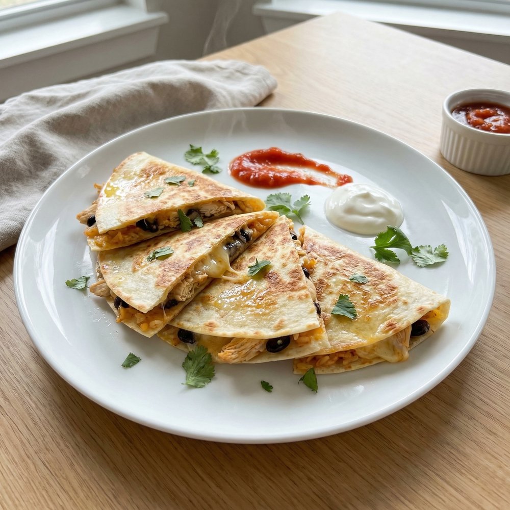 Weeknight Chicken Quesadillas