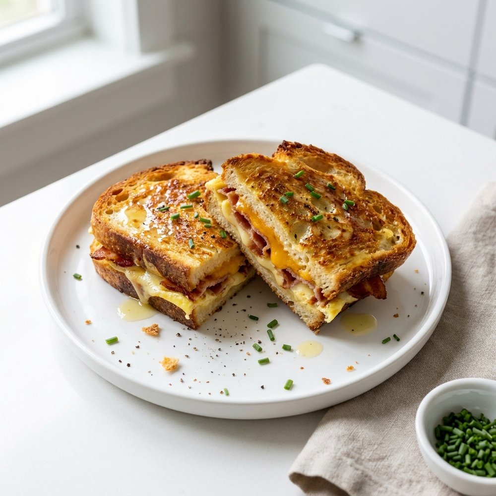 Cheesy Grilled Sandwich Casserole