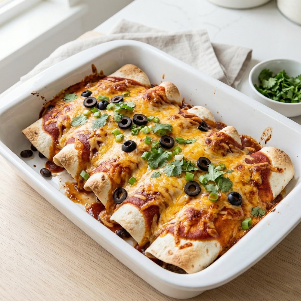 Easy Beef Enchiladas