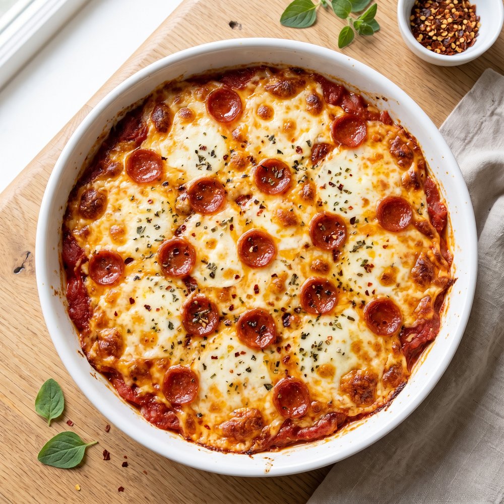 Cheesy Pepperoni Pizza Party Dip