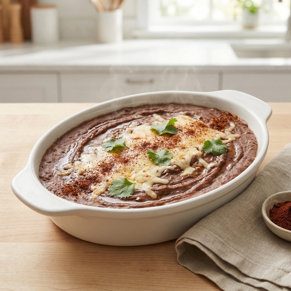 Ultimate Refried Beans with Cheese