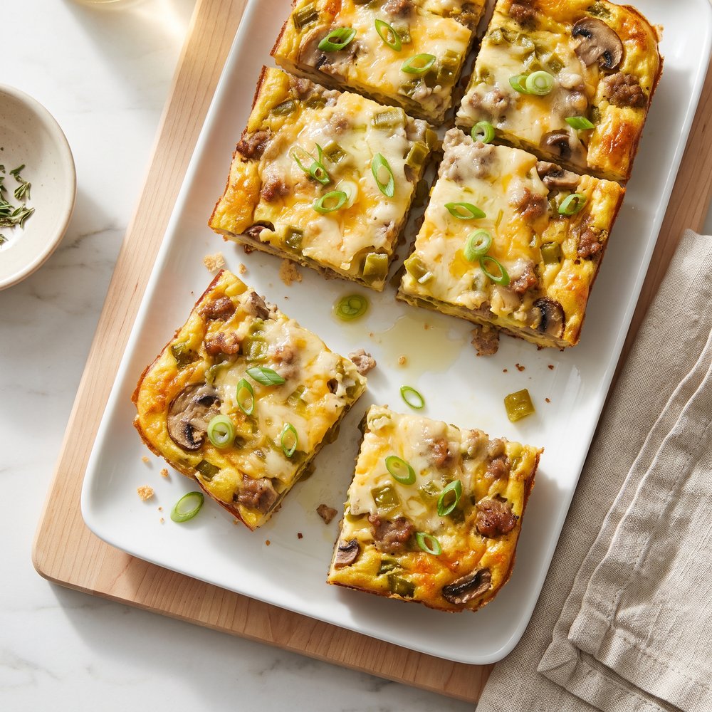 Cheesy Sausage and Egg Breakfast Casserole