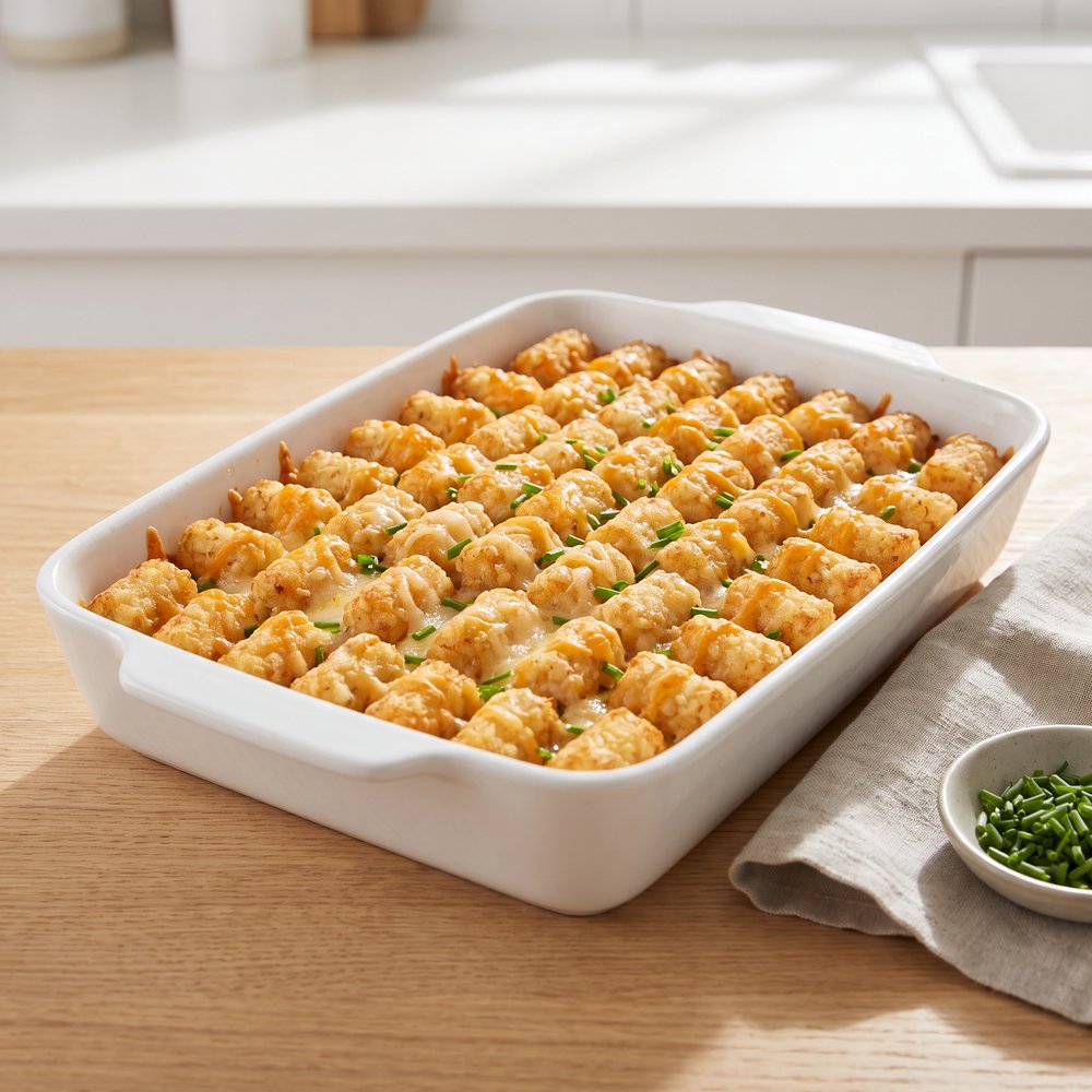 Cheesy Tater Tot Beef Bake