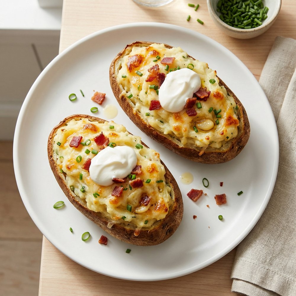 Ultra-Cheesy Twice-Baked Potatoes