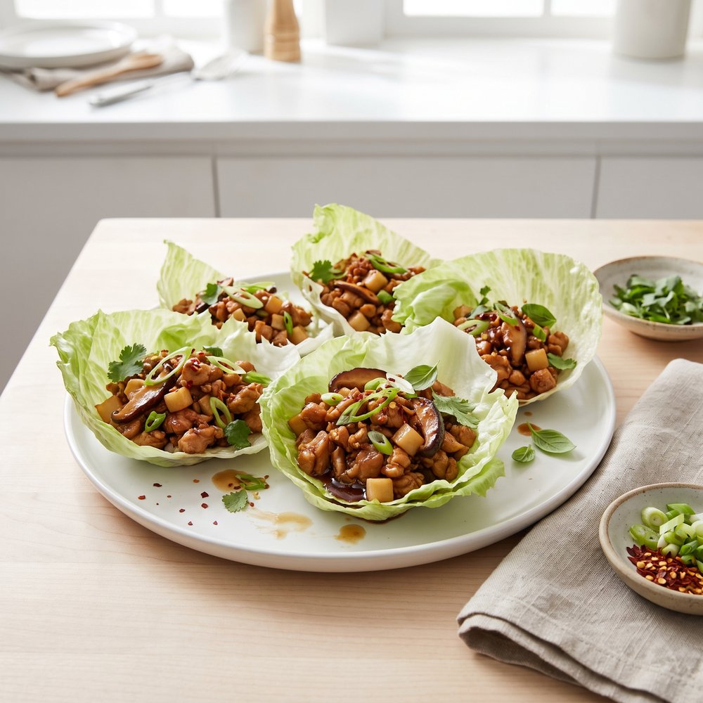 Chef John’s Asian-Style Chicken Lettuce Cups