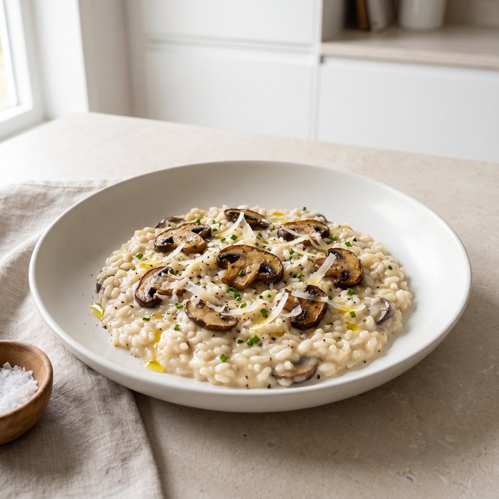 Chef John's Baked Mushroom Risotto