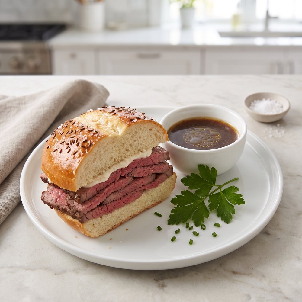 Chef John's Beef on Weck Rolls with Roast Beef