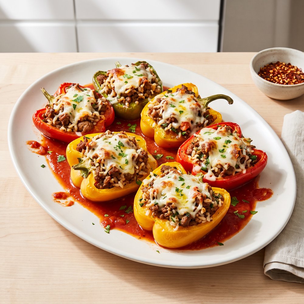Chef John's Classic Stuffed Bell Peppers