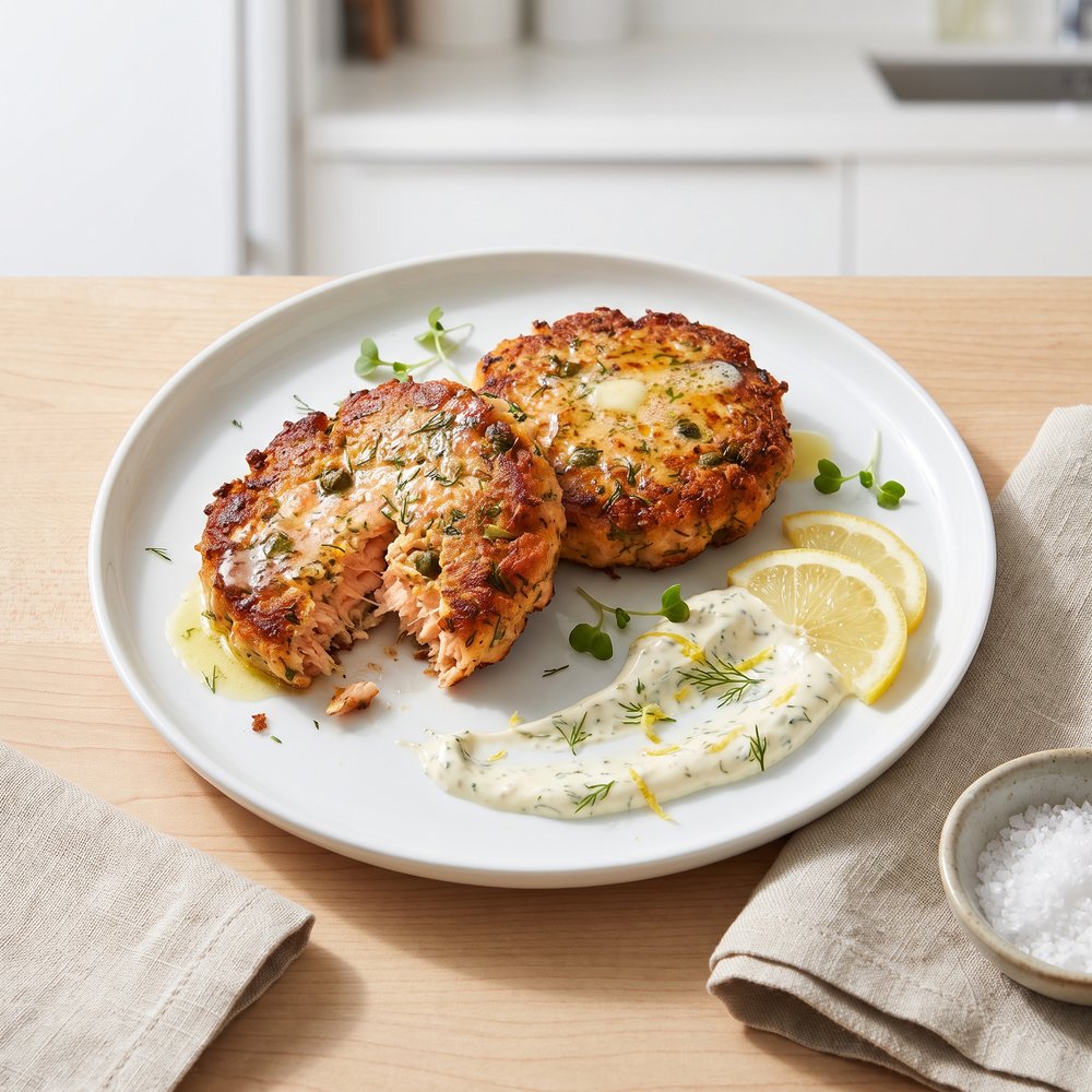 Chef John’s Crispy Salmon Cakes