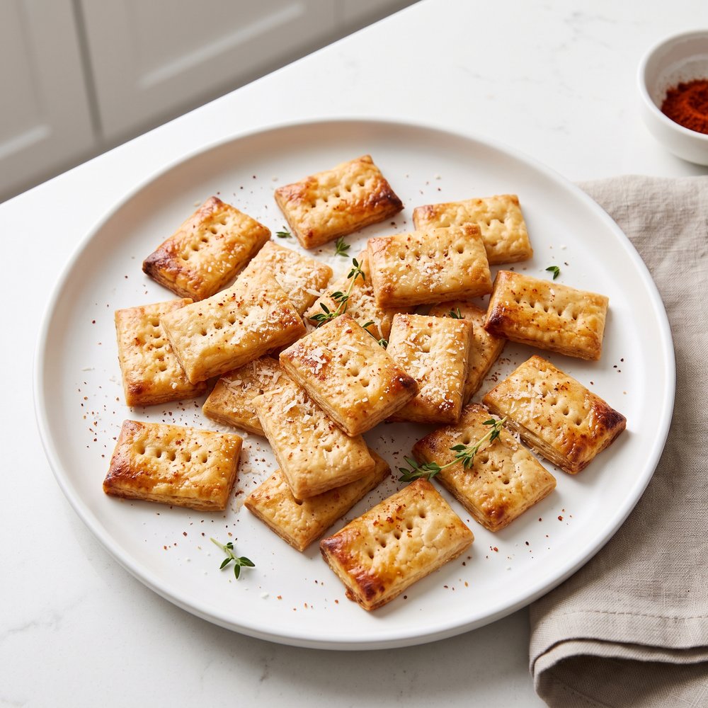 Chef John’s Extra-Cheesy Snack Crackers