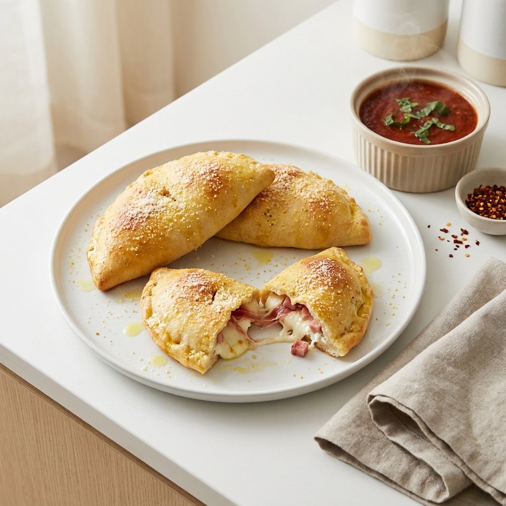 Chef John's Ham and Cheese Calzones