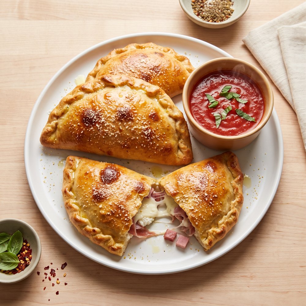 Chef John's Ham and Cheese Calzones