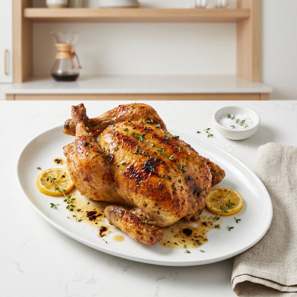 Chef John's High-Heat Salt-Roasted Chicken
