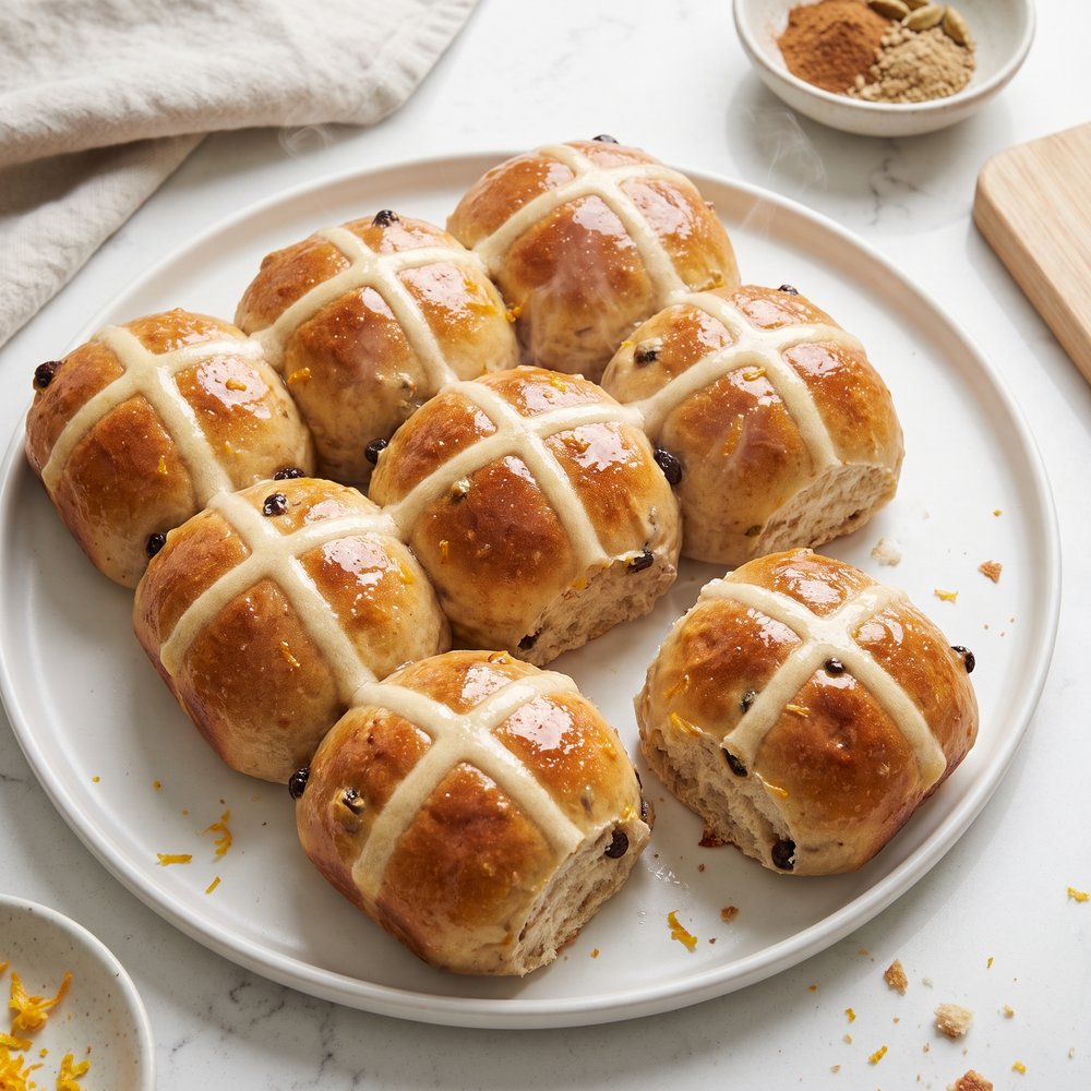 Chef John's Hot Cross Buns