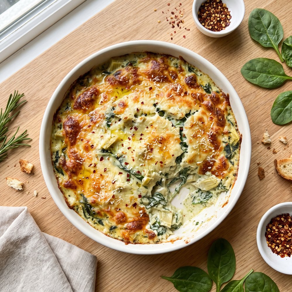 Chef John's Hot Spinach Artichoke Dip