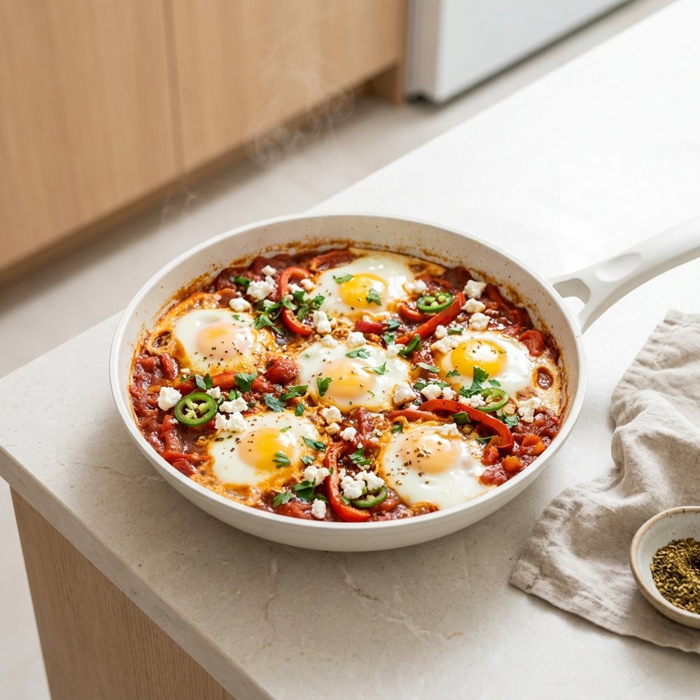 Chef John's Spiced Tomato-Pepper Shakshuka