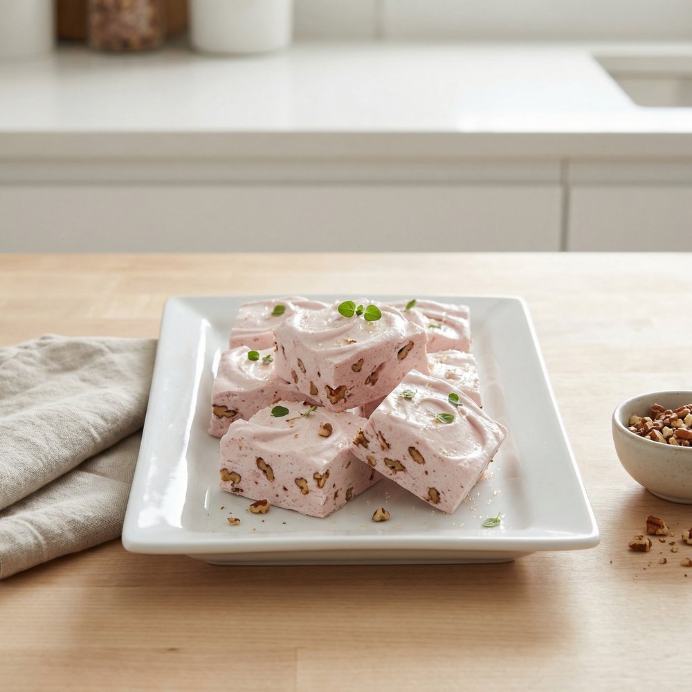 Cherry Gelatin Divinity Candy