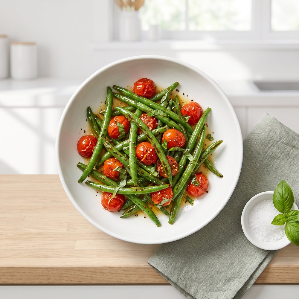 Cherry Tomato Green Bean Medley