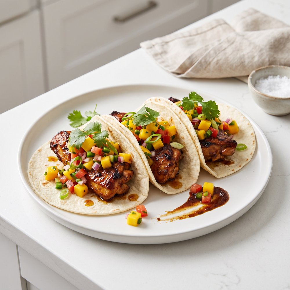 Chicken Adobo Tacos