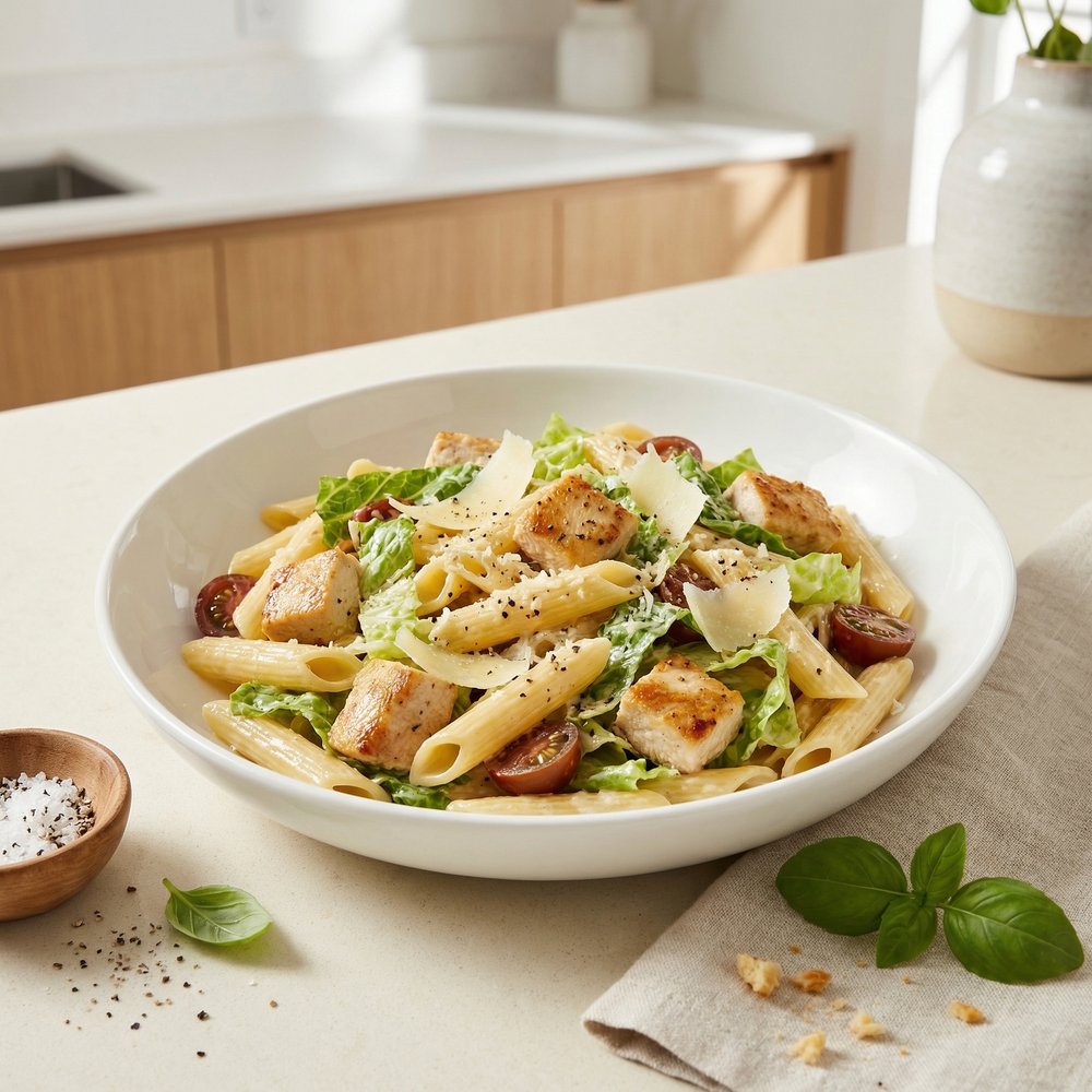 Pasta Caesar with Chicken