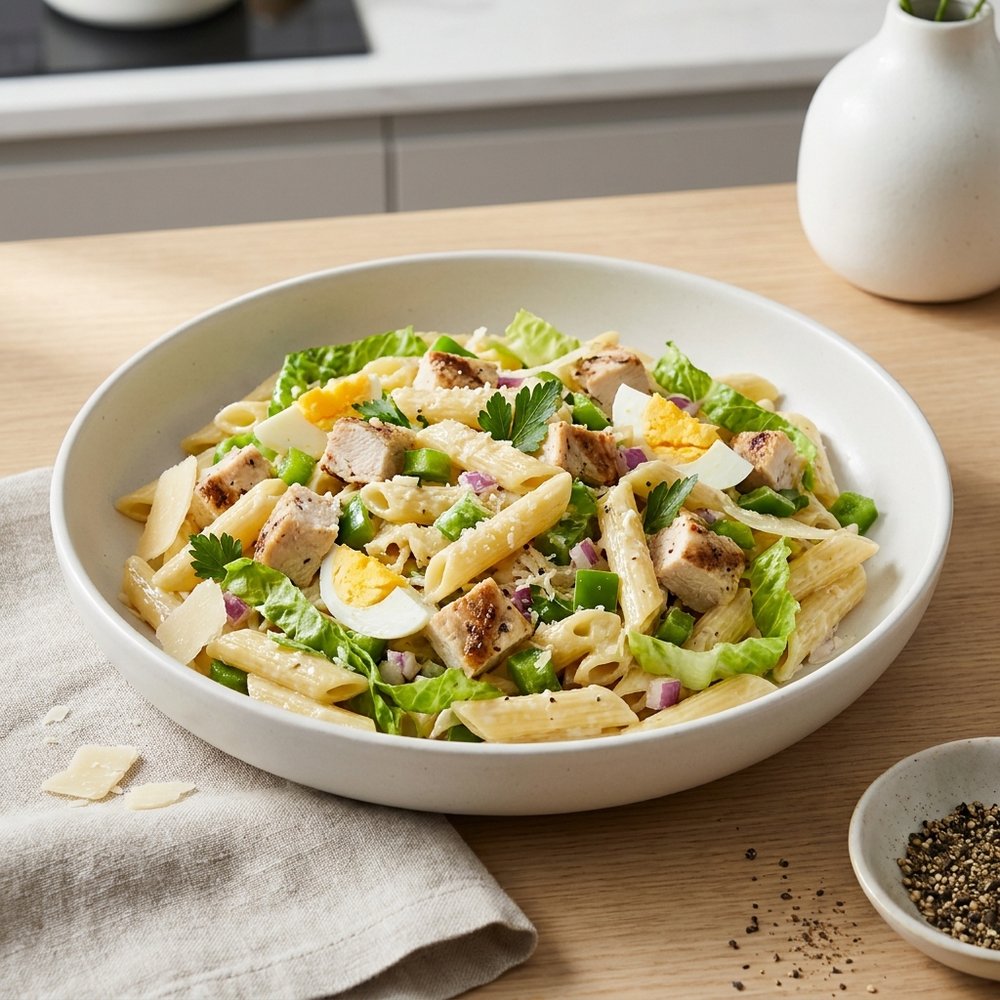 Chicken Caesar Pasta Salad