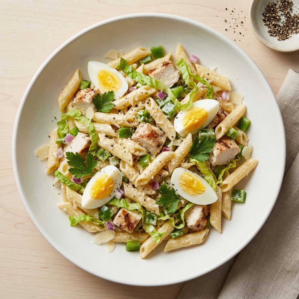 Chicken Caesar Pasta Salad