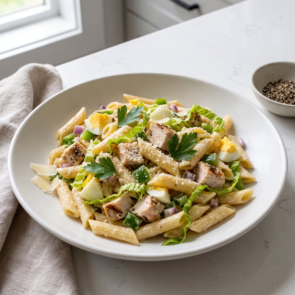 Chicken Caesar Pasta Salad