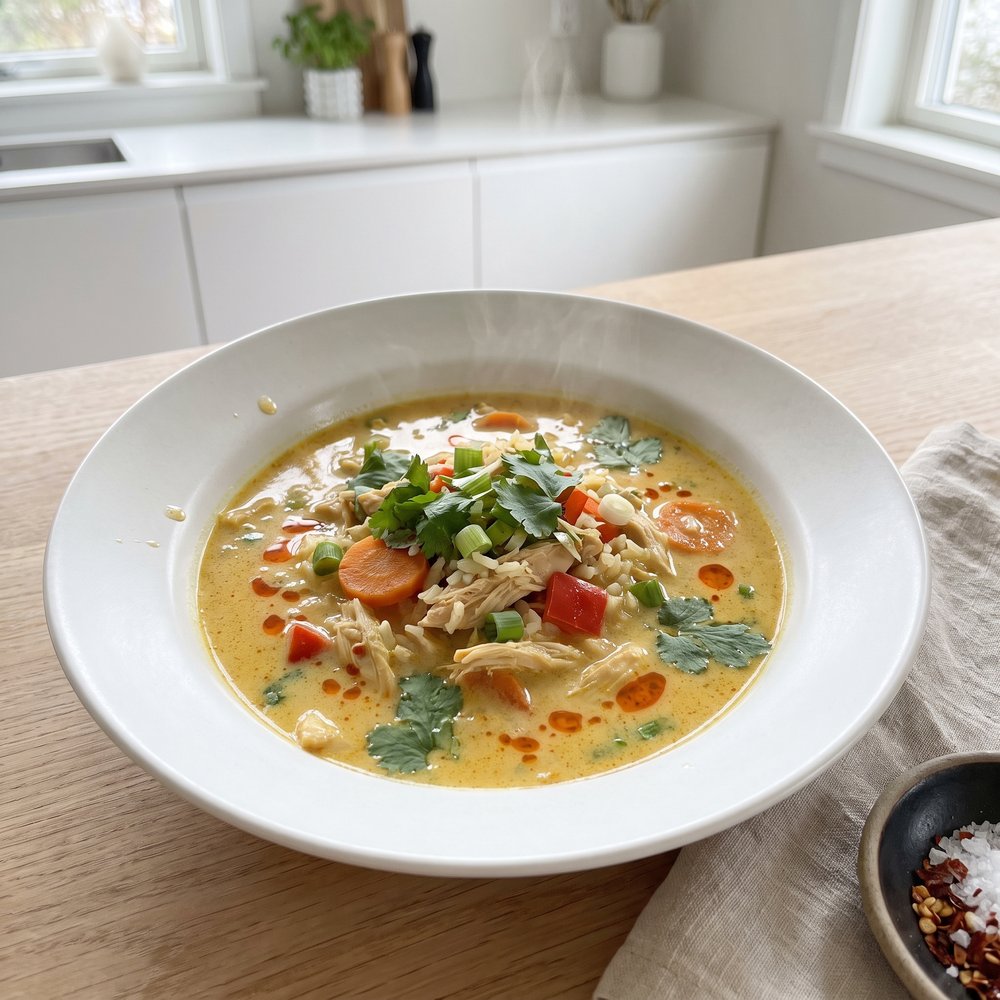 Chicken Coconut Curry Soup